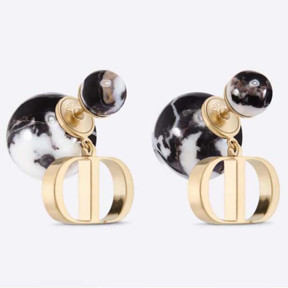 Christian Dior Marble Tribales Earrings